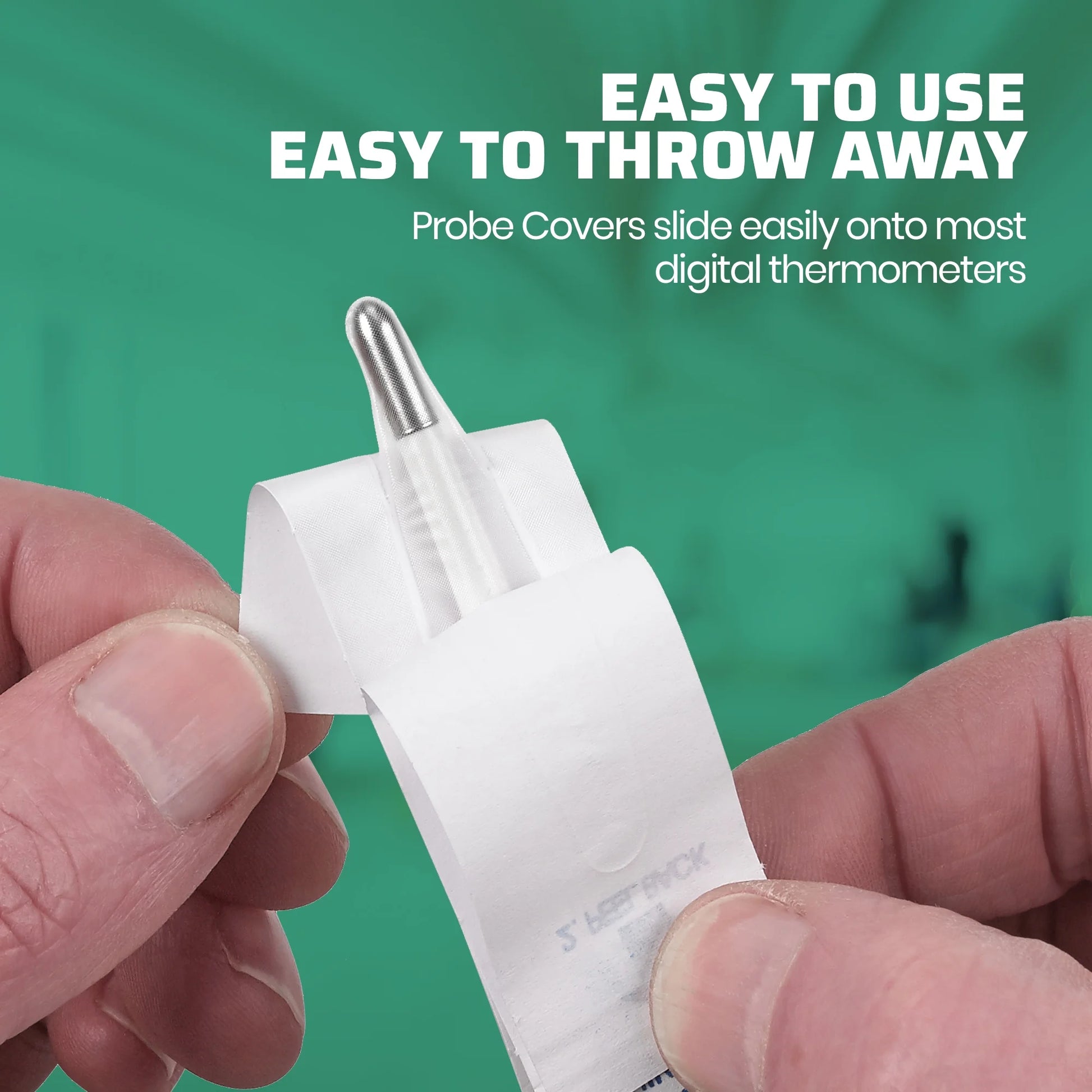 Digital Thermometer Disposable Probe Covers for Adult, 100 Count