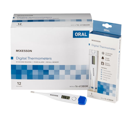 Digital Thermometer Kit - Rapid, Accurate Temperature Results, 1 Ct