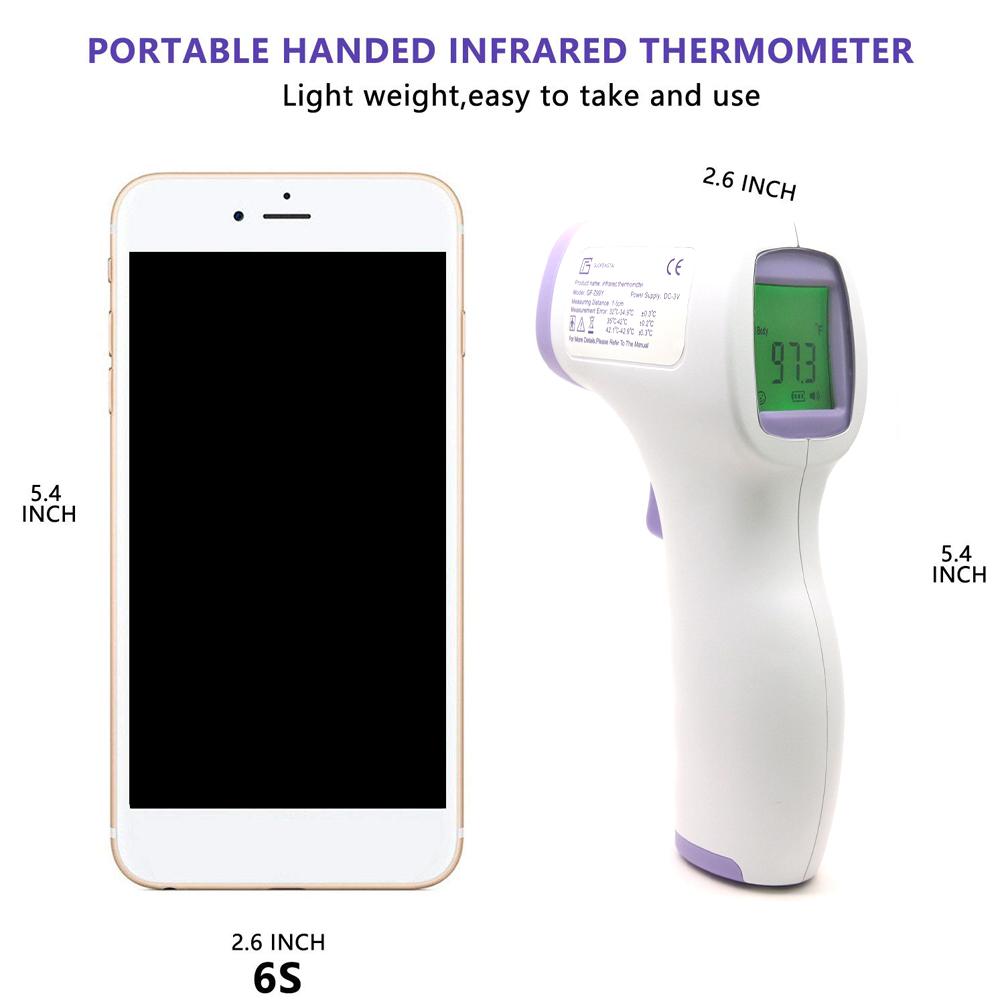 LCD Screen Digital No-Contact Infrared Forehead Thermometer