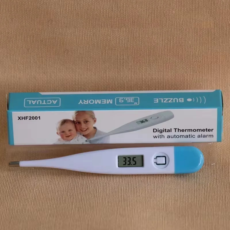 Digital Water Thermometer Accurate Oral and Armpit Temperature Reading Fever Alert Termometer Bath Thermometers