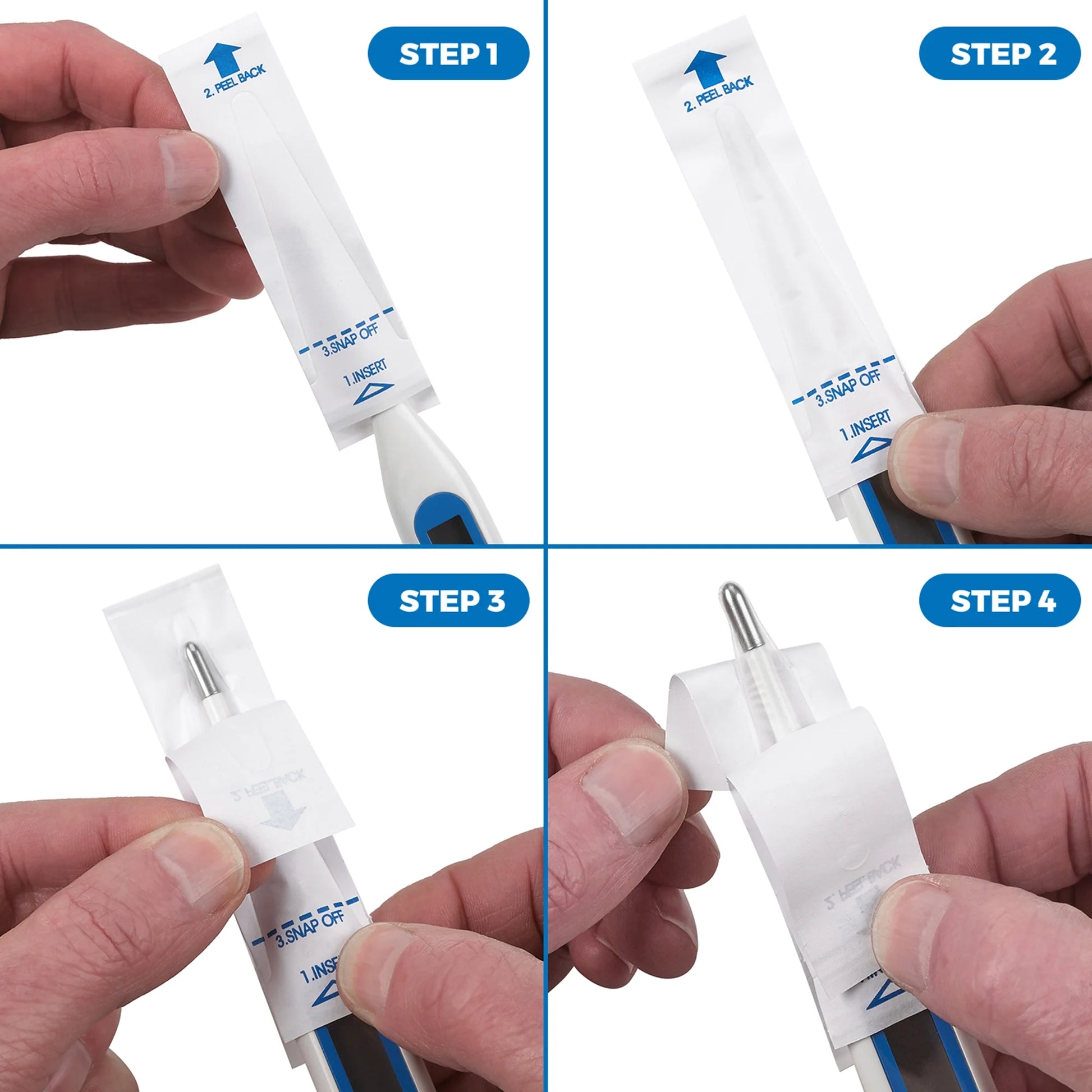 Digital Thermometer Disposable Probe Covers for Adult, 100 Count