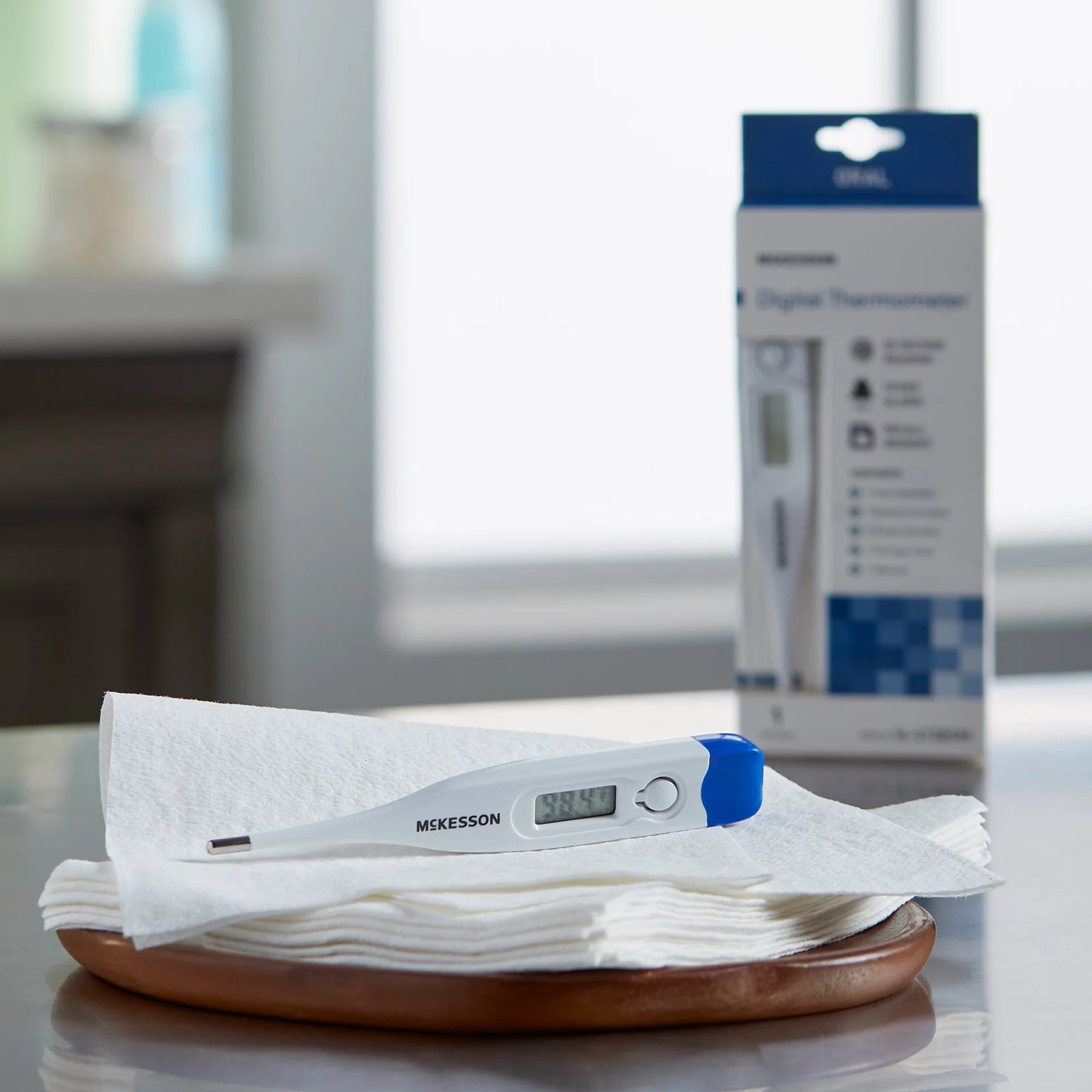 Digital Thermometer Kit - Rapid, Accurate Temperature Results, 1 Ct