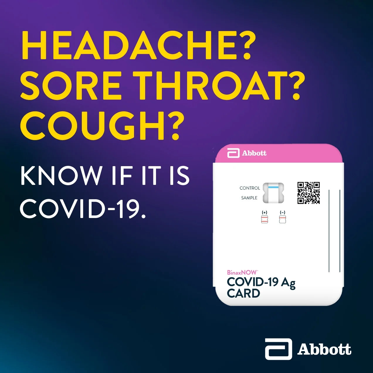 ™ COVID-19 Rapid Antigen Self-Test Kit with Reliable 15 Minute Results, 2 Tests