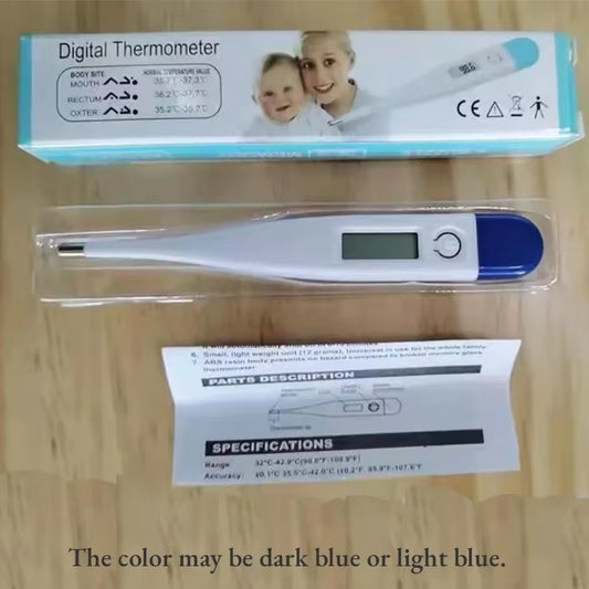 Digital Water Thermometer Accurate Oral and Armpit Temperature Reading Fever Alert Termometer Bath Thermometers