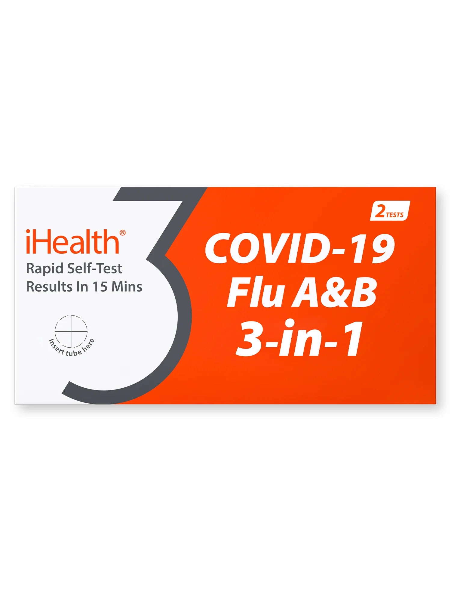 (3 Pack)  COVID-19, Flu a & B 3-In-1 Antigen Rapid Test, 2 Tests