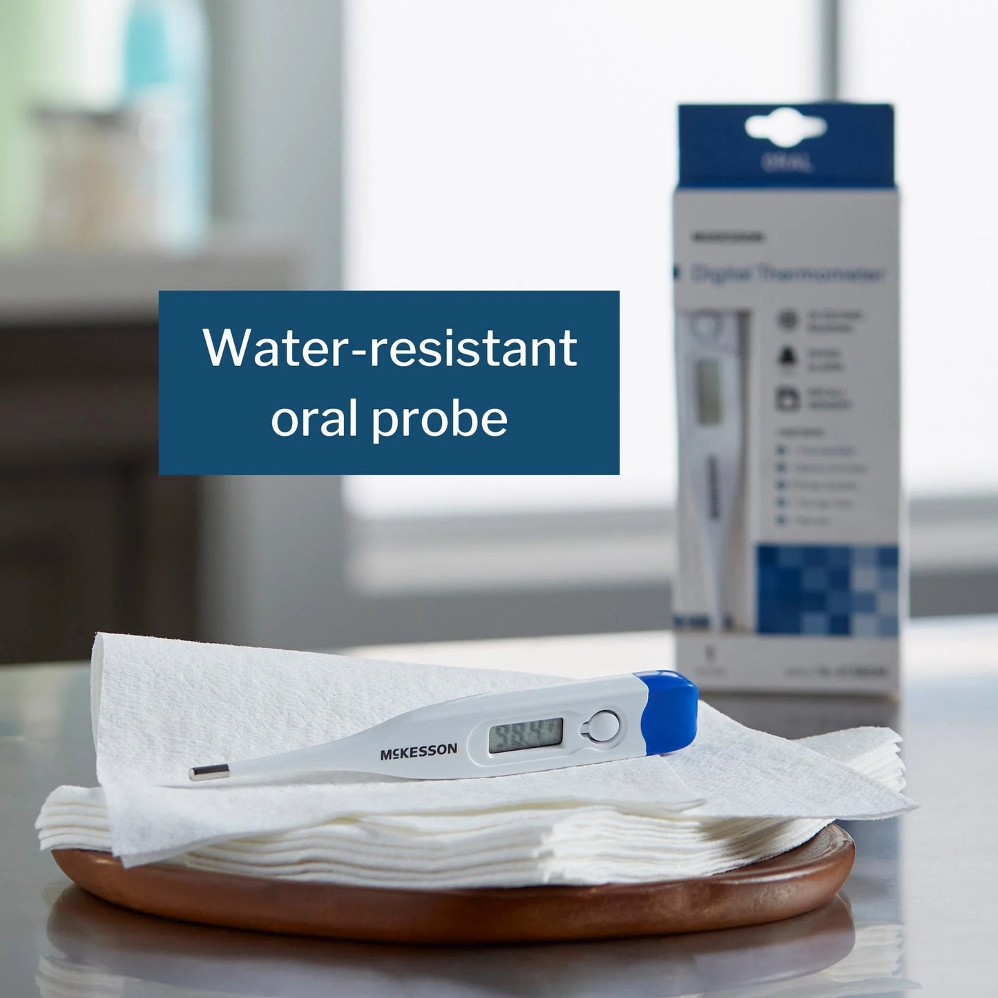 Digital Thermometer Kit - Rapid, Accurate Temperature Results, 1 Ct