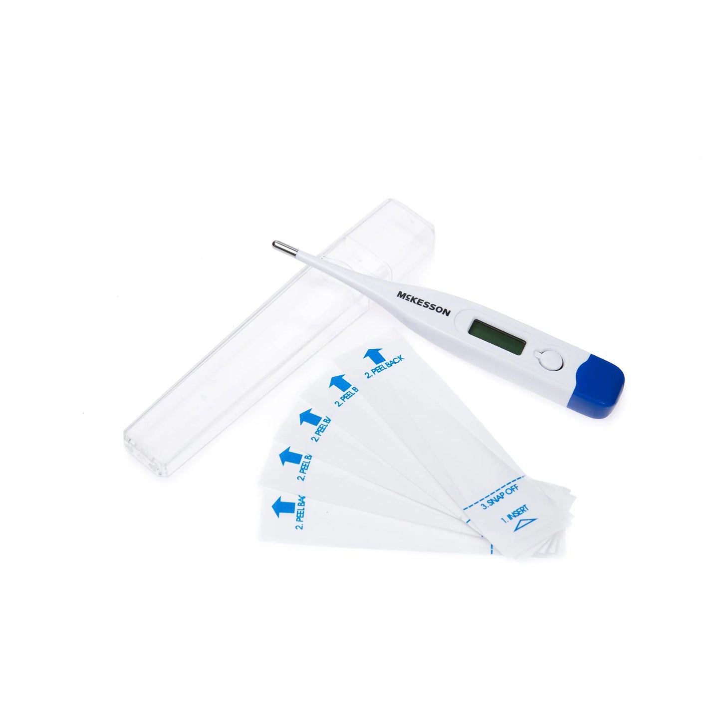 Digital Thermometer Kit for Adults and Kids, Oral Probe - Handheld, 25 Ct